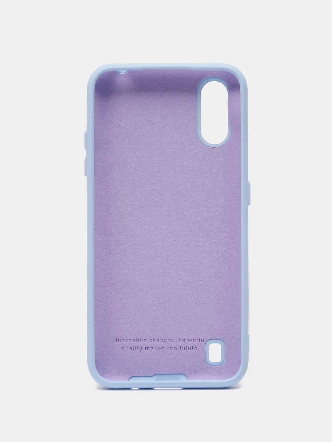 Кремовый чехол для Samsung A01, силиконовый