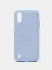Небесно-голубой чехол для Samsung A01, силиконовый