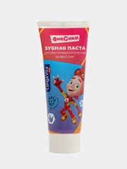 Детская профилактическая зубная паста Longa Vita "Фиксики", bubble gum, 78 г, от 3-х лет
