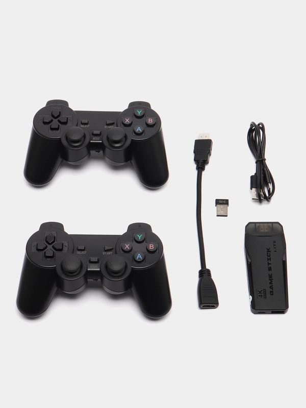 Игровая приставка Game Stick Lite 64 Gb для ТВ, 4k Ultra HD, 2 геймпада ...