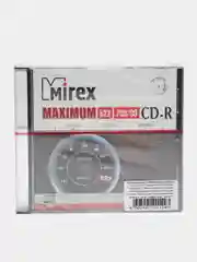 Диск CD-R 52x 700Mb, Slim Case, Mirex MAXIMUM