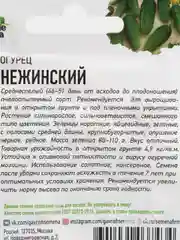 Семена Огурец "Нежинский", 0,5 г