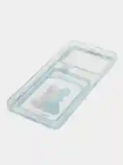 Чехол Xiaomi Poco X4 Pro (Сяоми Поко Х4 Про), прозрачный, с карманом для карты, с рисунком