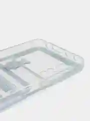 Лазурный чехол Xiaomi Poco X4 Pro (Сяоми Поко Х4 Про), прозрачный, с карманом для карты, с рисунком