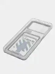 Угольный чехол Xiaomi Poco X4 Pro (Сяоми Поко Х4 Про), прозрачный, с карманом для карты, с рисунком