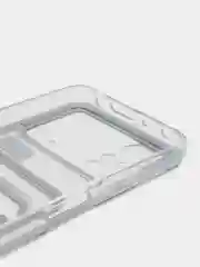 Угольный чехол Xiaomi Poco X4 Pro (Сяоми Поко Х4 Про), прозрачный, с карманом для карты, с рисунком