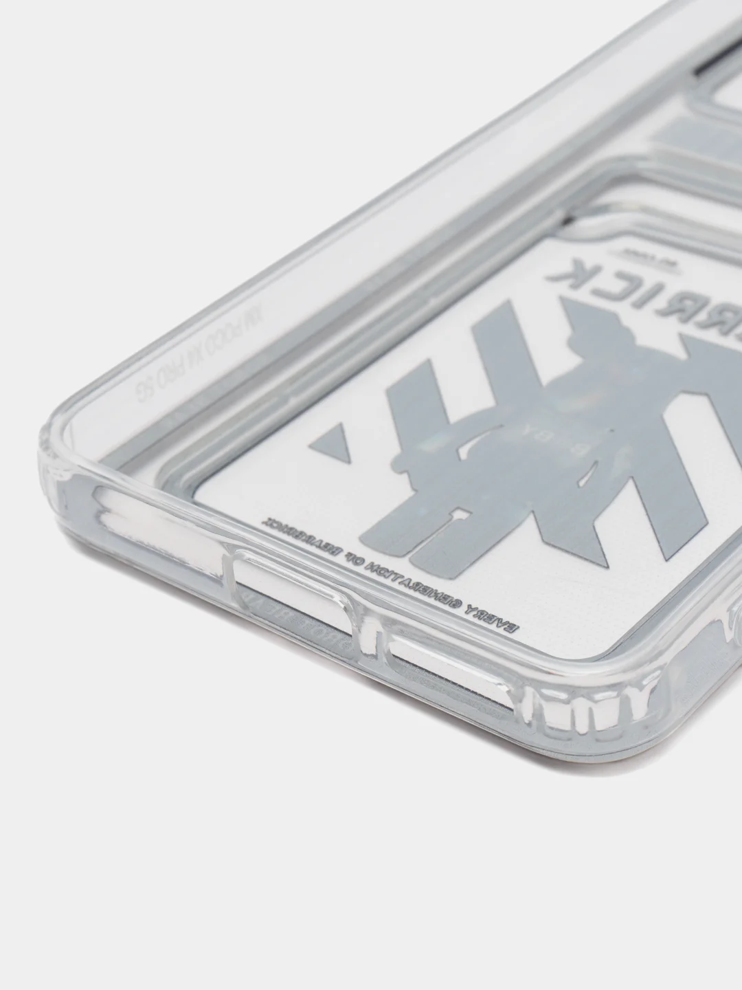 Угольный чехол Xiaomi Poco X4 Pro (Сяоми Поко Х4 Про), прозрачный, с карманом для карты, с рисунком