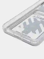 Угольный чехол Xiaomi Poco X4 Pro (Сяоми Поко Х4 Про), прозрачный, с карманом для карты, с рисунком