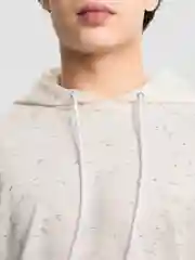 Молочный худи мужской с капюшоном