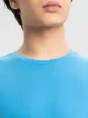 Голубой футболка мужская, 100% хлопок