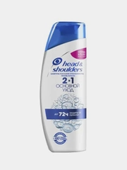HEAD & SHOULDERS Шампунь и бальзам-ополаскиватель против перхоти 2в1 Основной уход 300мл