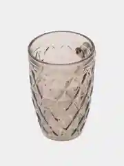 Серый кружка стеклянная, цветное стекло, с текстурой, 400 мл, случайный цвет
