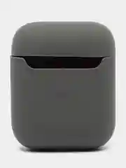 Фиолетовый чехол силиконовый для наушников AirPods 1 / 2