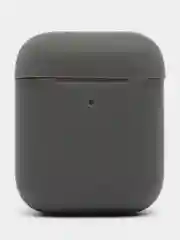 Черный чехол силиконовый для наушников AirPods 1 / 2