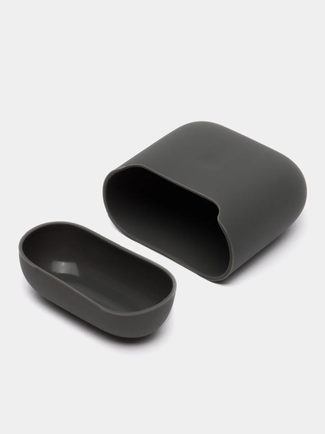Фиолетовый чехол силиконовый для наушников AirPods 1 / 2