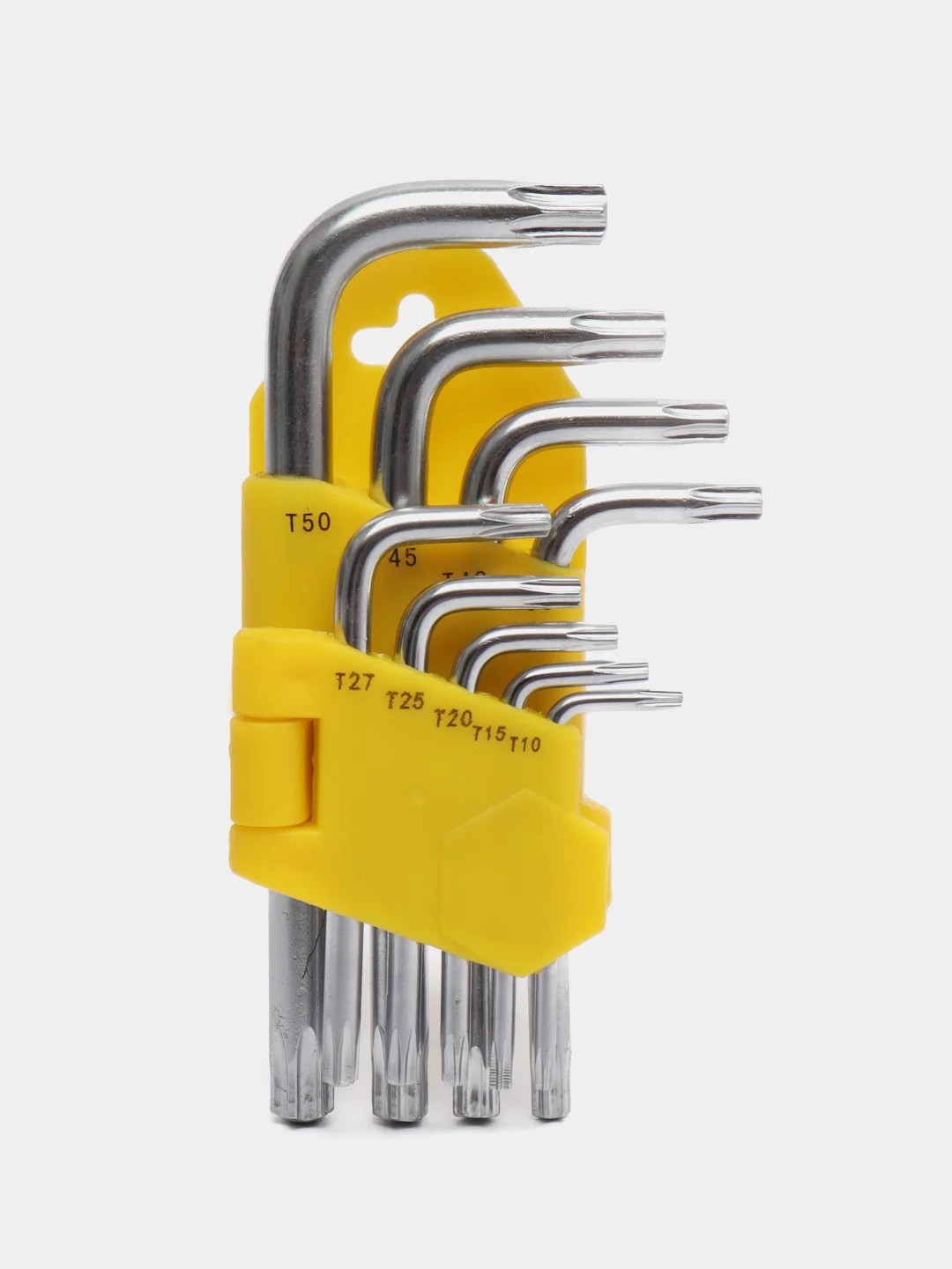 Набор шестигранных имбусовых ключей Torx, 9 шт, звездочка с отверстием T10-T50