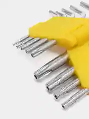 Набор шестигранных имбусовых ключей  Torx, 9 шт, звездочка с отверстием T10-T50