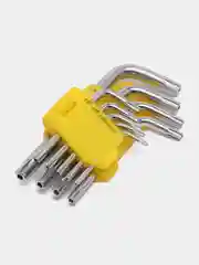 Набор шестигранных имбусовых ключей  Torx, 9 шт, звездочка с отверстием T10-T50