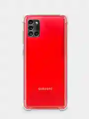 Чехол Samsung Galaxy A31 (Самсунг Галакси А31), прозрачный, с защитой камеры