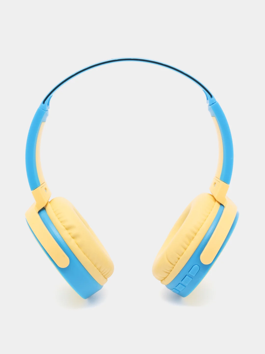 Желтый беспродные наушники полноразмерные с микрофоном Bluetooth (V 5.0)
