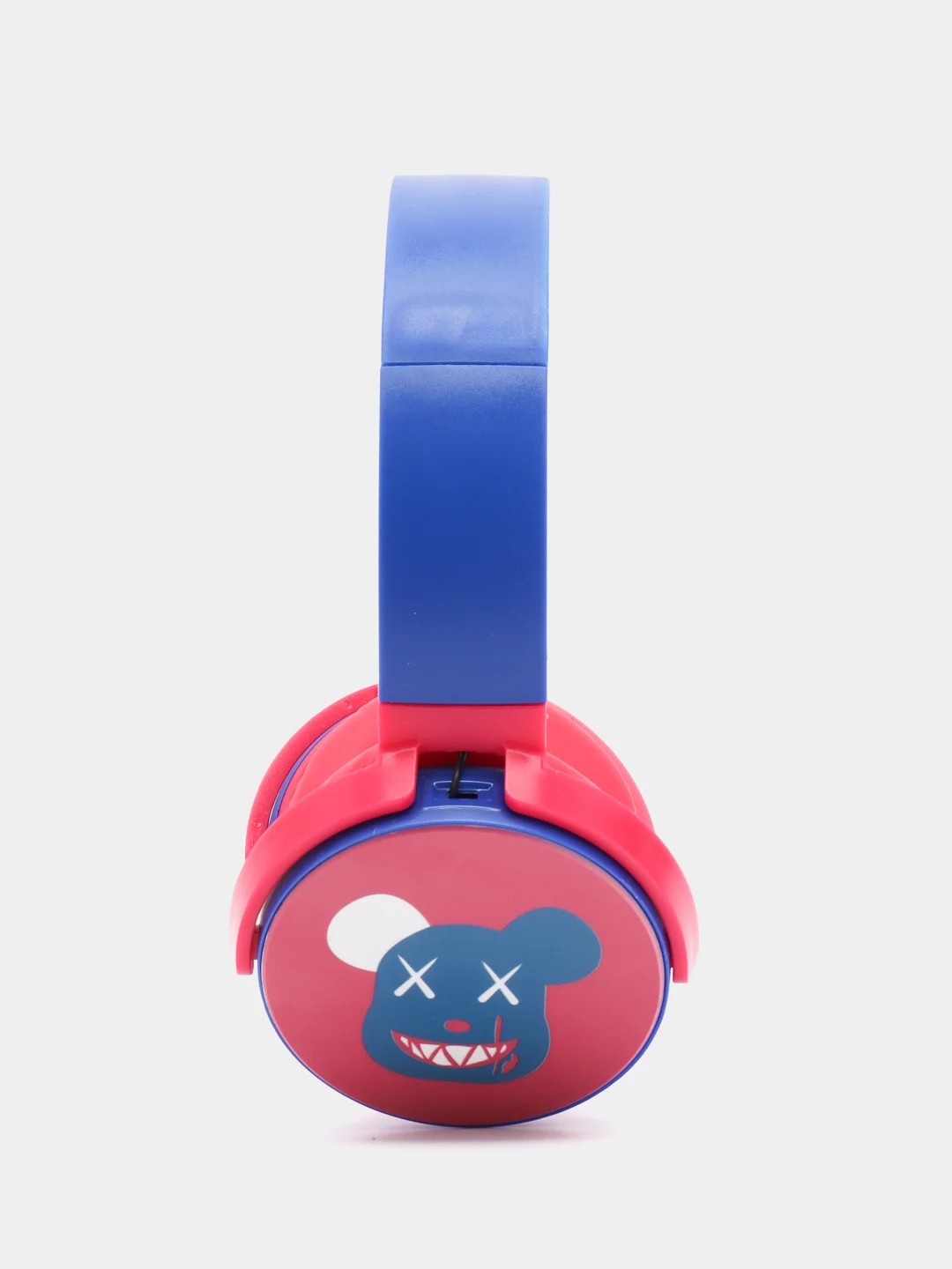 Красный беспродные наушники полноразмерные с микрофоном Bluetooth (V 5.0)