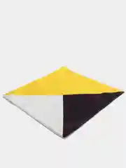 Желтый наволочка декоративная, из атласа, на молнии, 45*45 см