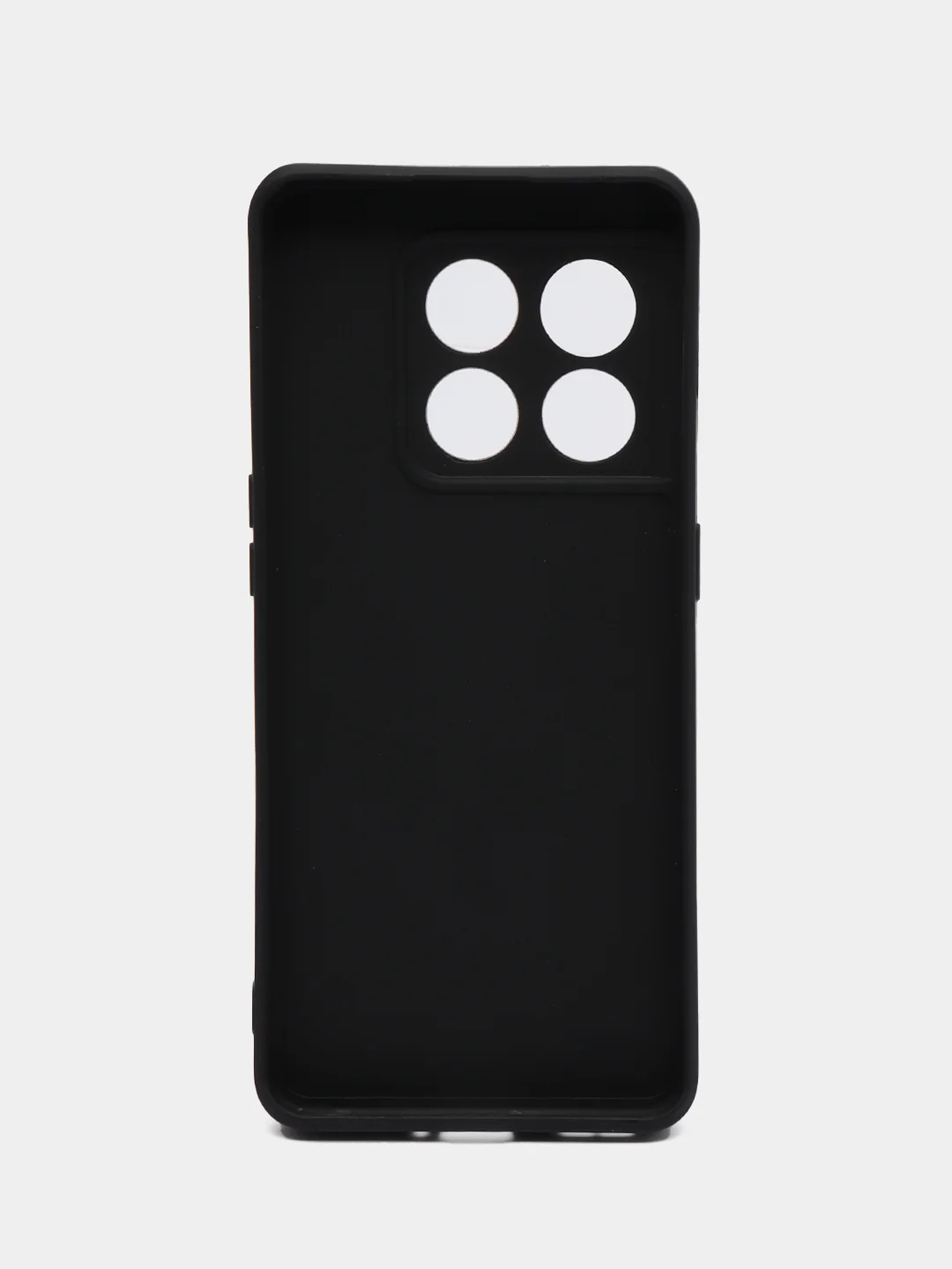 Черный силиконовый чехол для OnePlus 10 Pro (One Plus / Ван Плюс 10 Про / 1+), прозрачный
