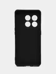 Черный силиконовый чехол для OnePlus 10 Pro (One Plus / Ван Плюс 10 Про / 1+), прозрачный