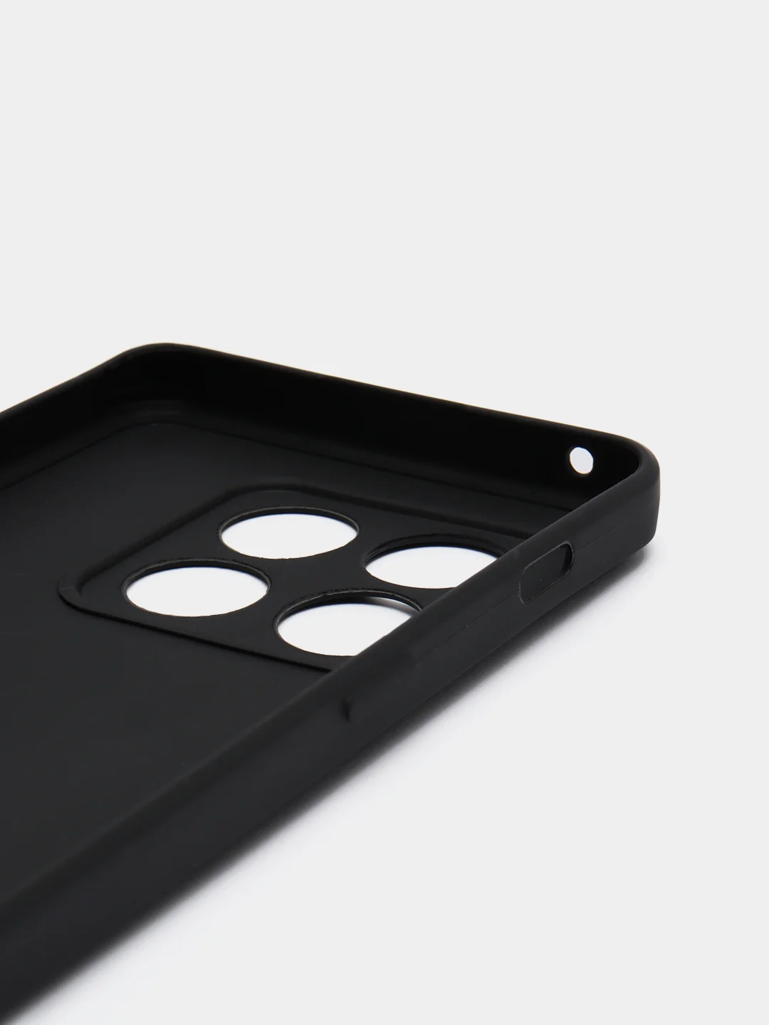 Черный силиконовый чехол для OnePlus 10 Pro (One Plus / Ван Плюс 10 Про / 1+), прозрачный