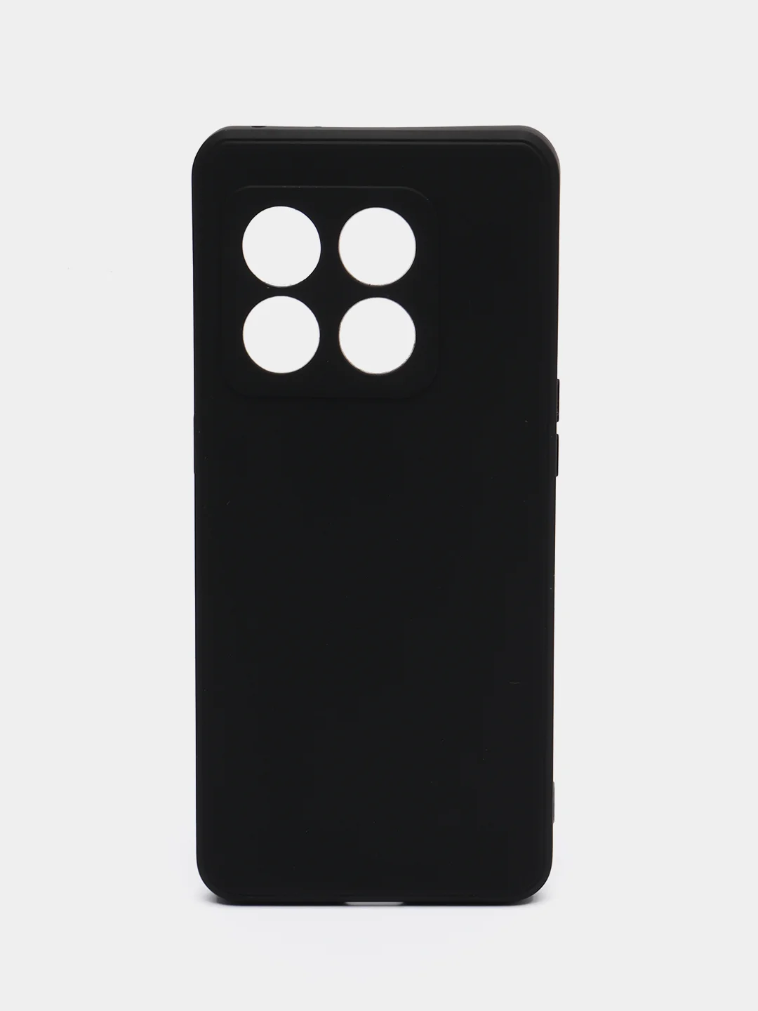 Черный силиконовый чехол для OnePlus 10 Pro (One Plus / Ван Плюс 10 Про / 1+), прозрачный