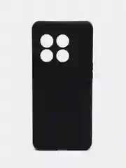 Черный силиконовый чехол для OnePlus 10 Pro (One Plus / Ван Плюс 10 Про / 1+), прозрачный