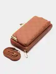 Розовый кошелек-клатч