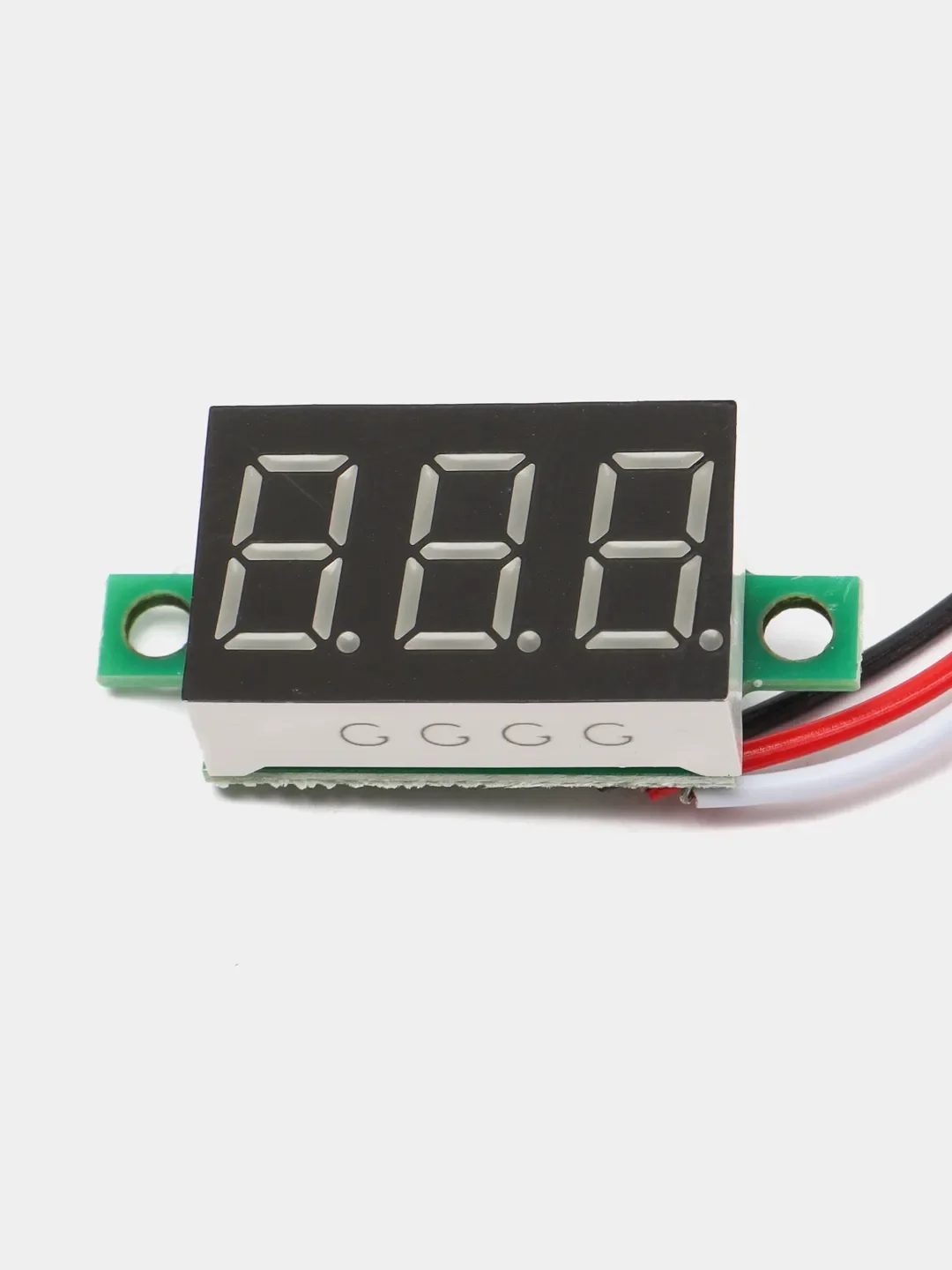 Зеленый вольтметр 0.36" для Ардуино (Arduino) белый, красный, желтый, зеленый, синий