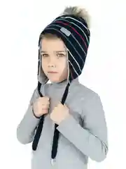 Белый шапка детская зимняя