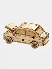 Деревянный конструктор UNIWOOD UNIT Fiat, сборная модель