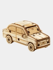 Деревянный конструктор UNIWOOD UNIT Fiat, сборная модель