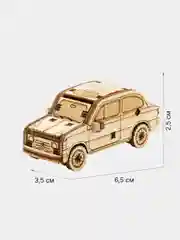 Деревянный конструктор UNIWOOD UNIT Fiat, сборная модель