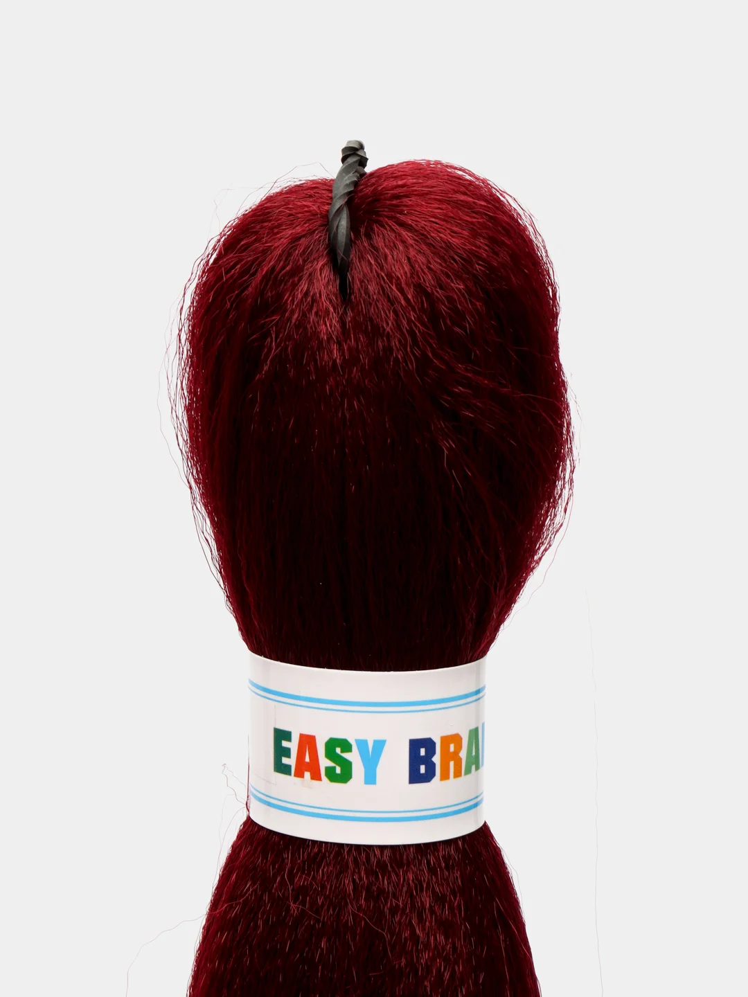 Бордовый канекалон Easy Braids, для афрокосичек и дредов