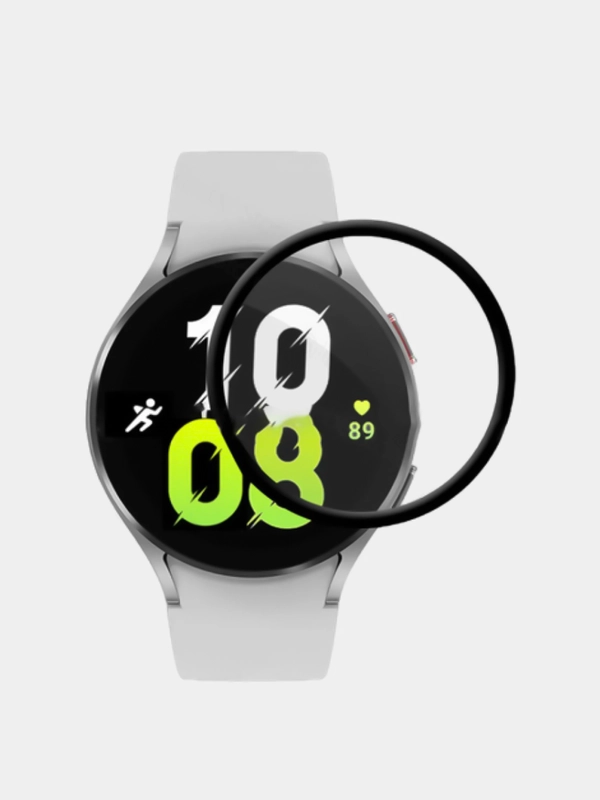 Защитная пленка для часов Zibelino гибридная PMMA для Samsung Watch 5, 5 Pro, 45 мм, 44 мм