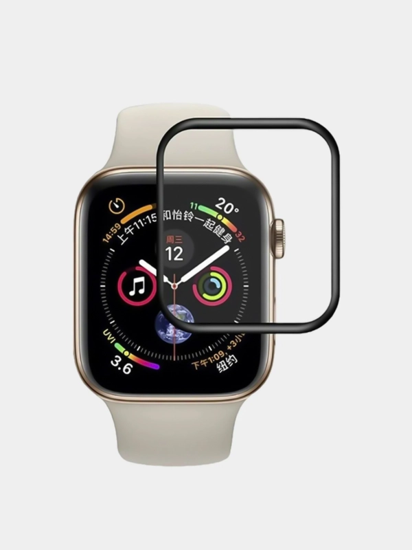 Защитная пленка для часов Zibelino гибридная PMMA для Apple Watch, 41 мм, 42 мм, 45 мм