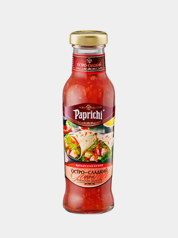Paprichi Соус Остро-сладкий 320г , стекло
