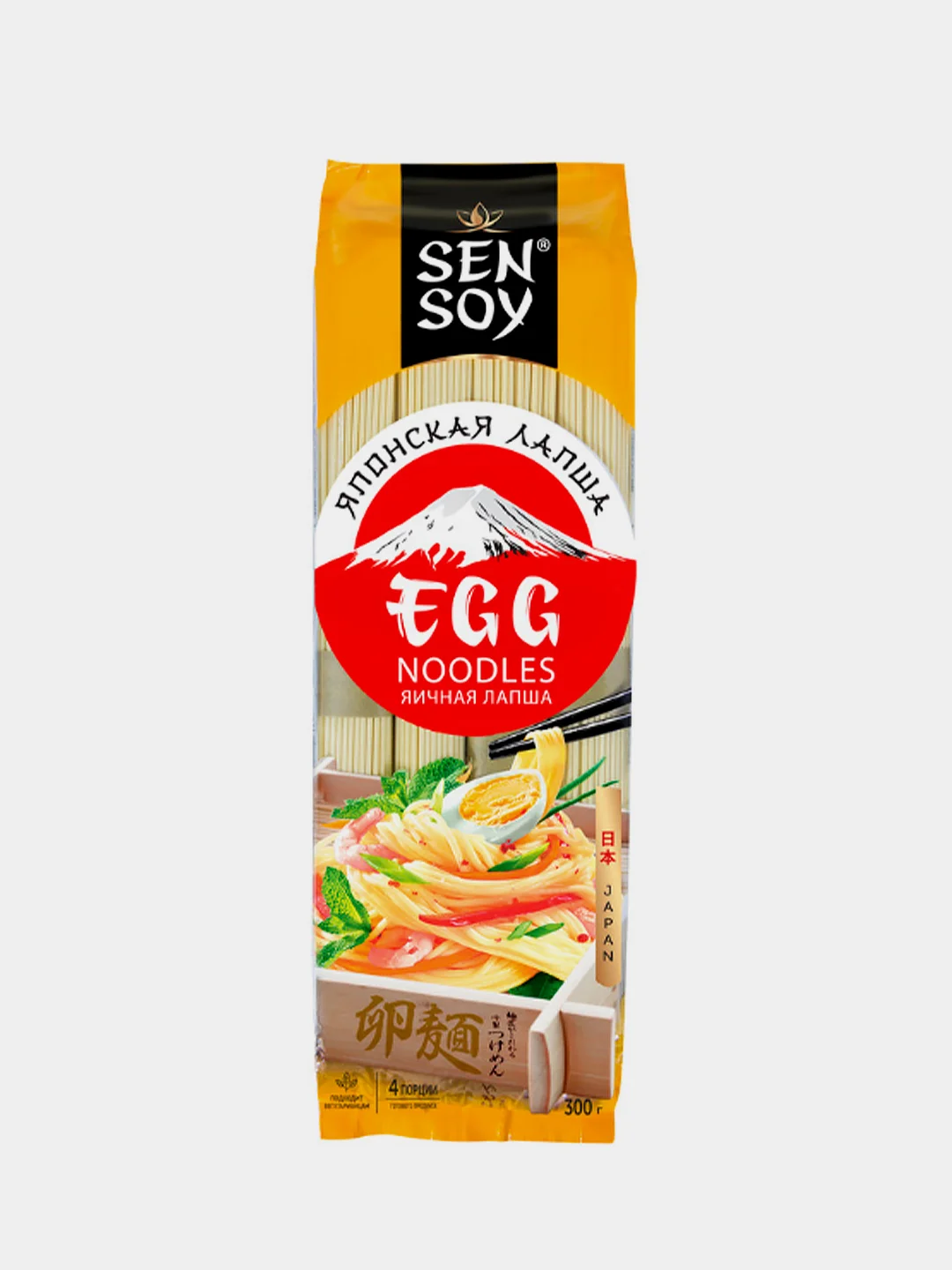 Sen Soy Лапша яичная EGG NOODLES 300г
