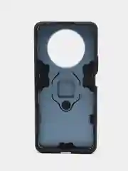 Синий меланж чехол противоударный с кольцом на Honor X9 (Хонор Х9)