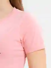 Коралловый меланж футболка женская, с принтом "Сердце"