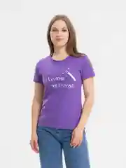Фиолетовый футболка женская с печатью "Its LeviOsa, not LeviosA", по мотивам Гарри Поттера