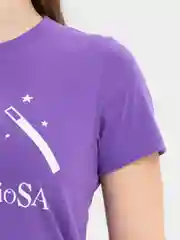 Фиолетовый футболка женская с печатью "Its LeviOsa, not LeviosA", по мотивам Гарри Поттера