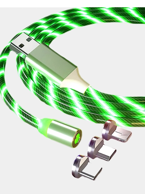 Кабель зарядный X-CABLE (1m, Micro-USB/ Type-C/Lightning), для Android и iPhone