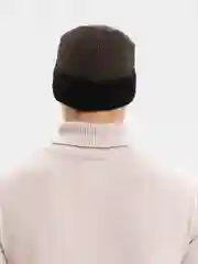 Угольный шапка мужская "Макар", тонкая