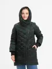 Бежевый меланж куртка женская, демисезонная, утепленная