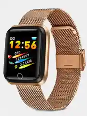 Золотой наручные смарт часы, Smart Watch Lige BW0063 в подарочной упаковке